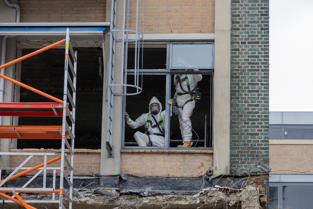 como saber si hay asbesto en las construcciones