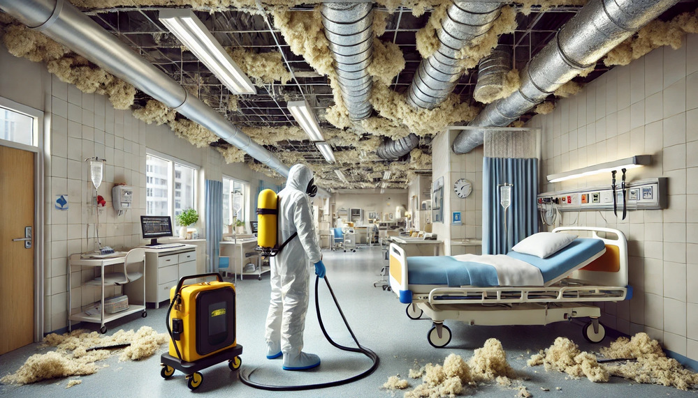 asbesto en hospitales