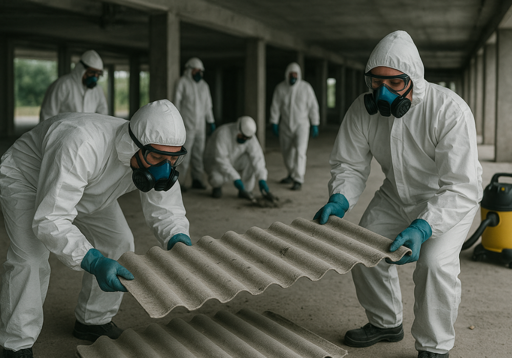 amianto en instalaciones públicas