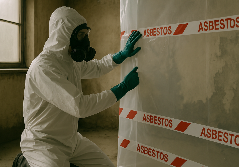 plan de trabajo para retirar amianto