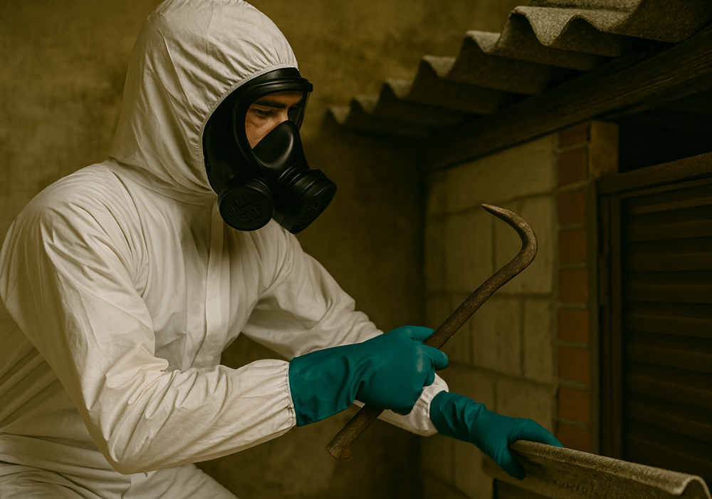 Para eliminar de forma segura el amianto en cubiertas de garajes, lo ideal es contactar con una empresa profesional inscrita en el RERA. Así tendrás garantías de seguridad, legalidad y un certificado de retirada.